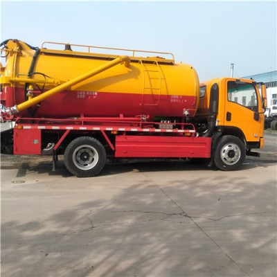 市政疏通大型清洗吸污车8+4高压清洗吸污车